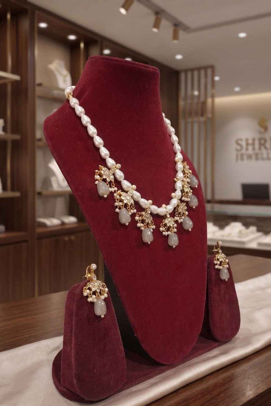 Rajwada Kundan Short Nacklesh NS-40