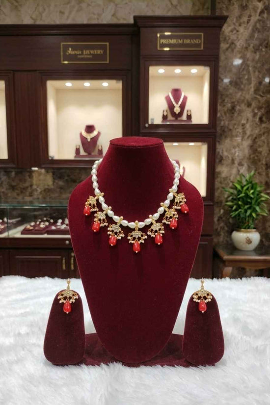 Rajwada Kundan Short Nacklesh NS-41