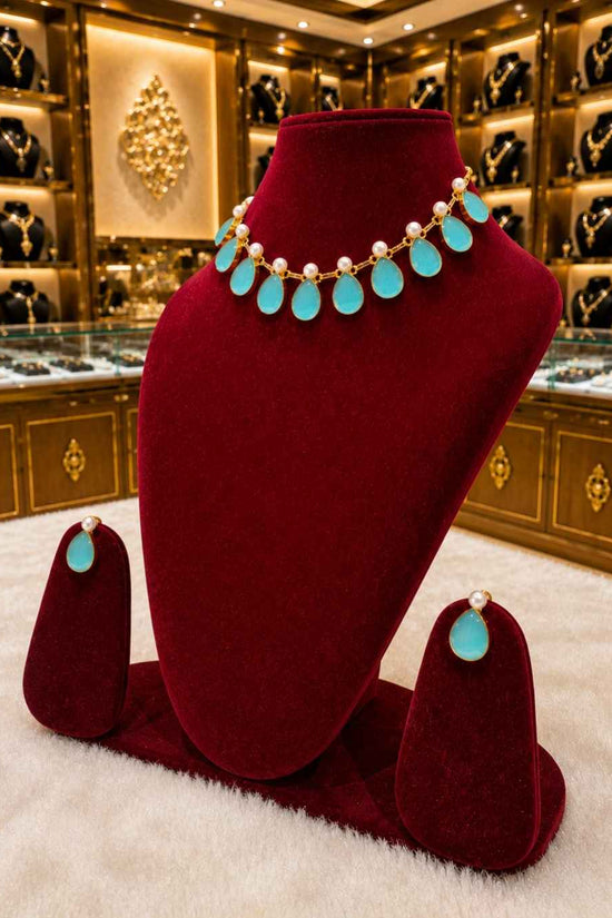Rajwada Kundan Short Nacklesh NS-4