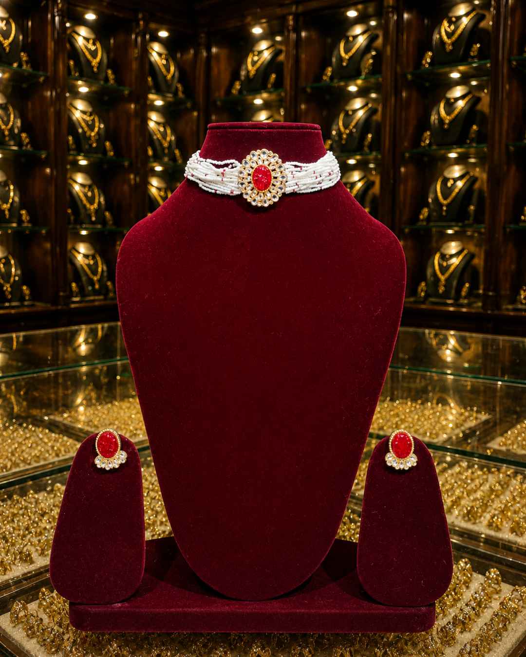 Rajwada Kundan Choker NS-10