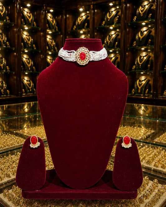 Rajwada Kundan Choker NS-10