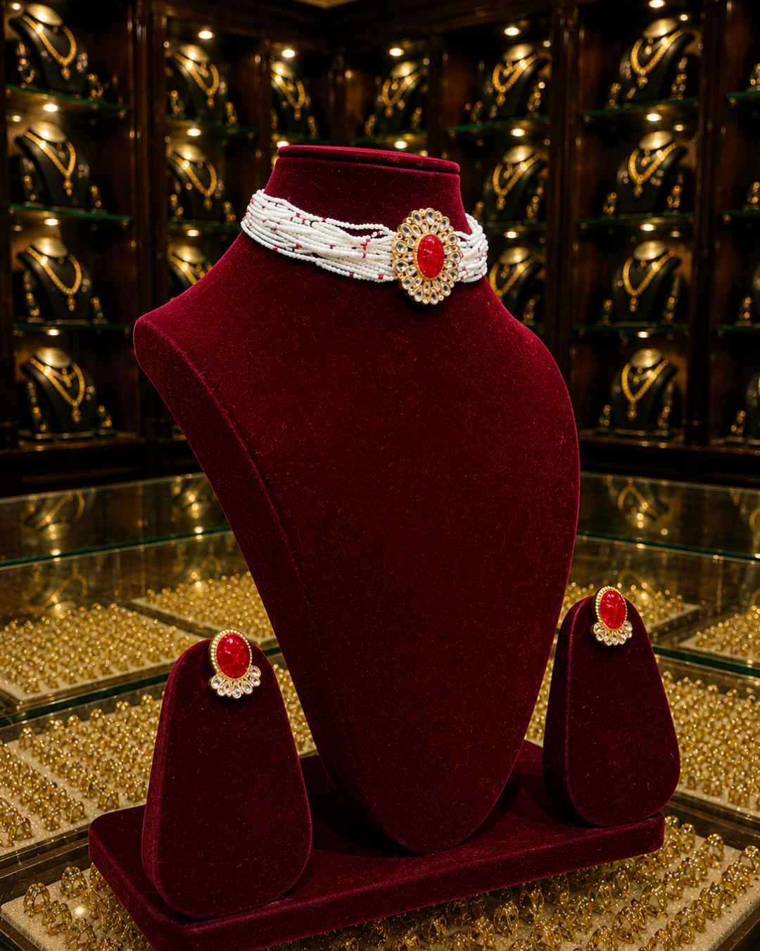 Rajwada Kundan Choker NS-10