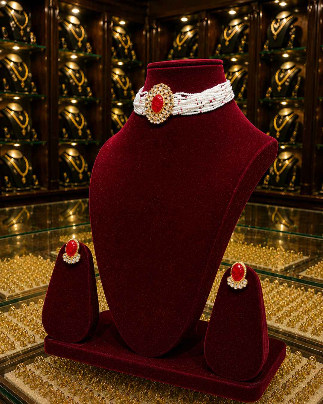 Rajwada Kundan Choker NS-10