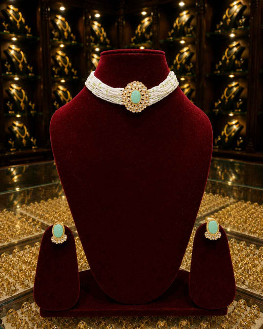 Rajwada Kundan Choker NS-11