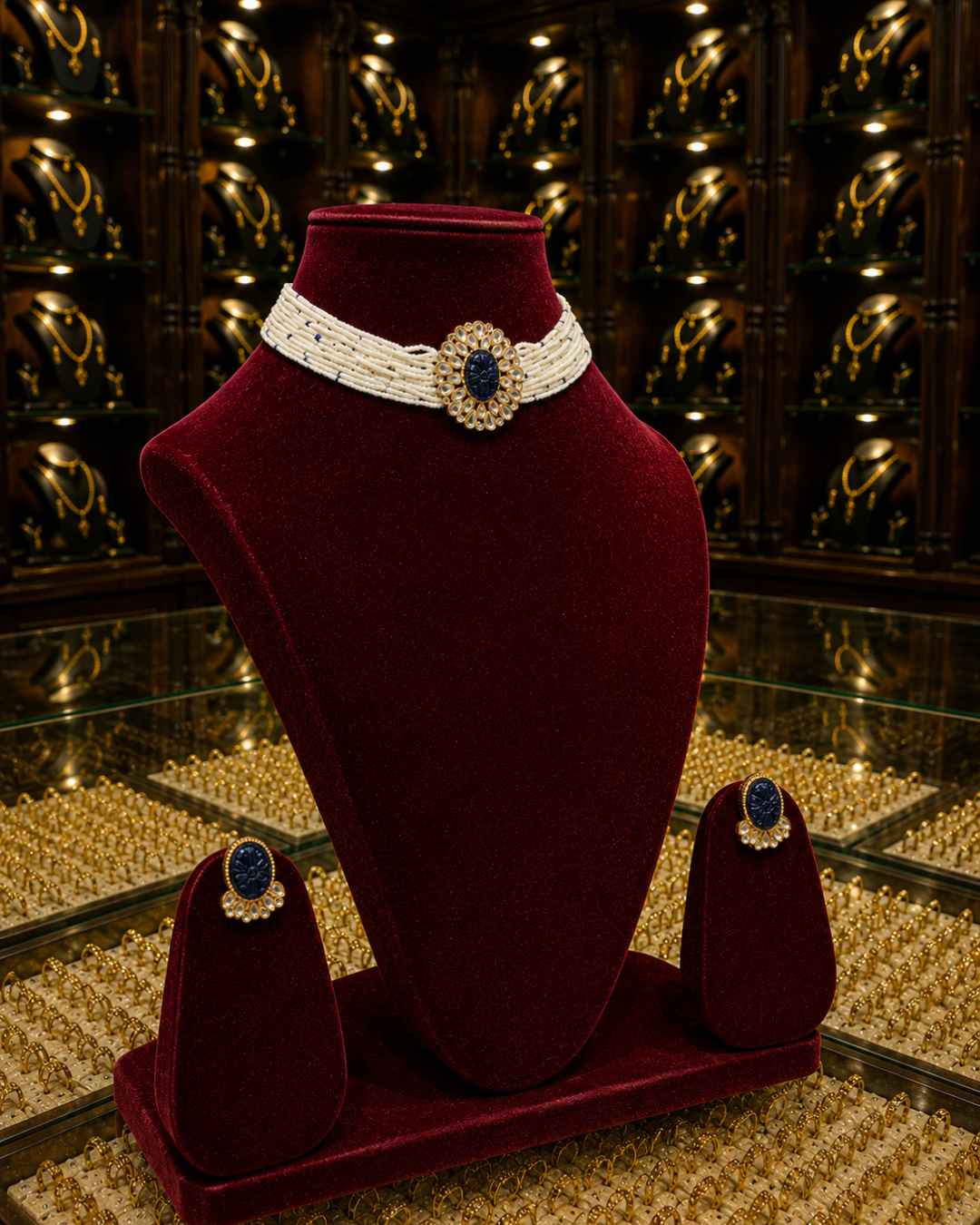 Rajwada Kundan Choker NS-12