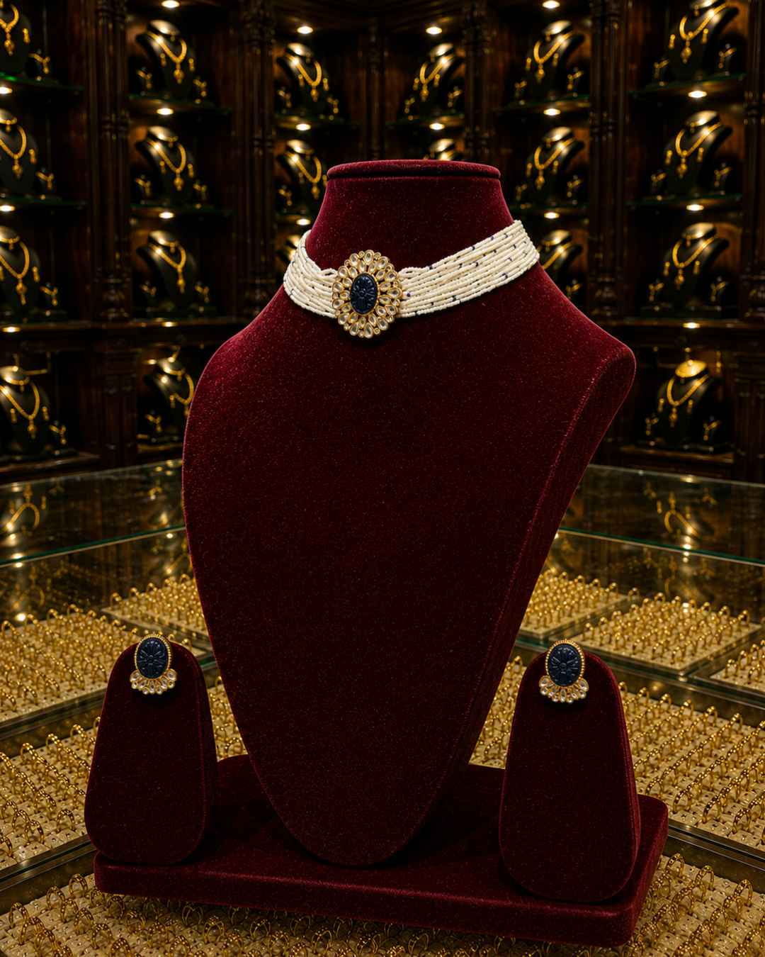 Rajwada Kundan Choker NS-12