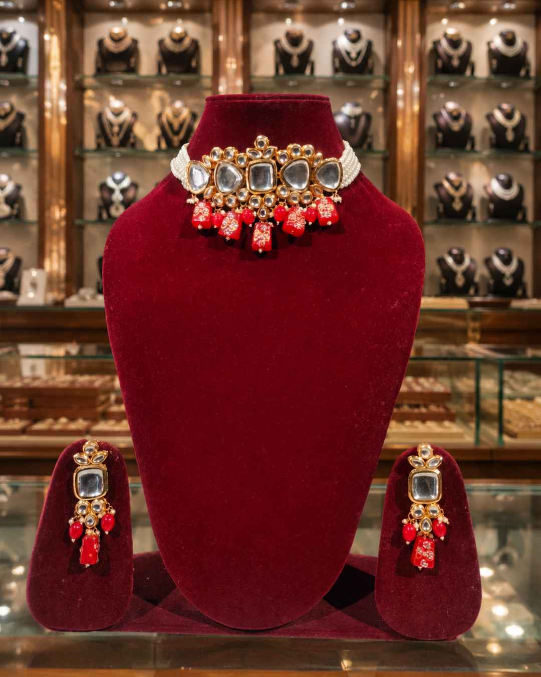 Rajwada Kundan Choker NS-1
