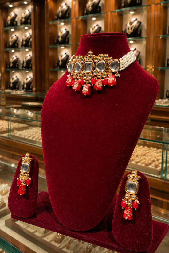 Rajwada Kundan Choker NS-1