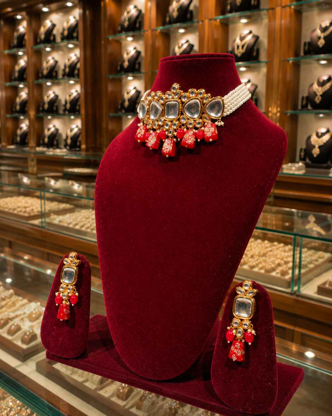 Rajwada Kundan Choker NS-1