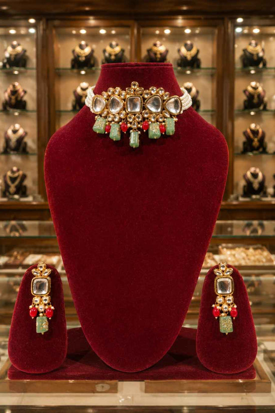 Rajwada Kundan Choker NS-2