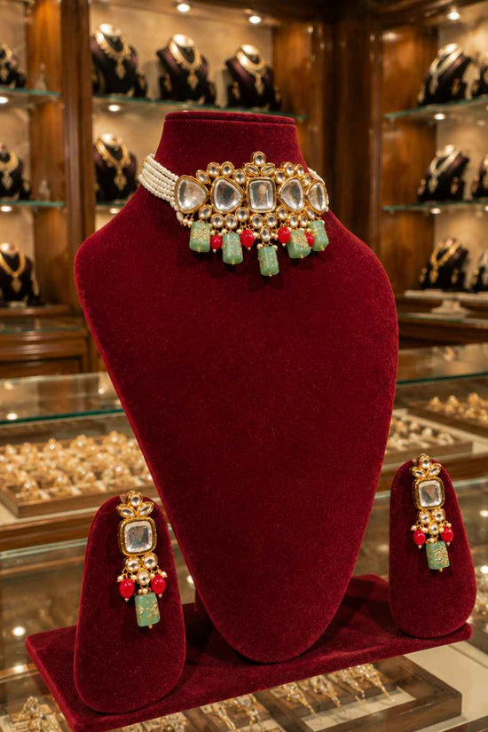 Rajwada Kundan Choker NS-2