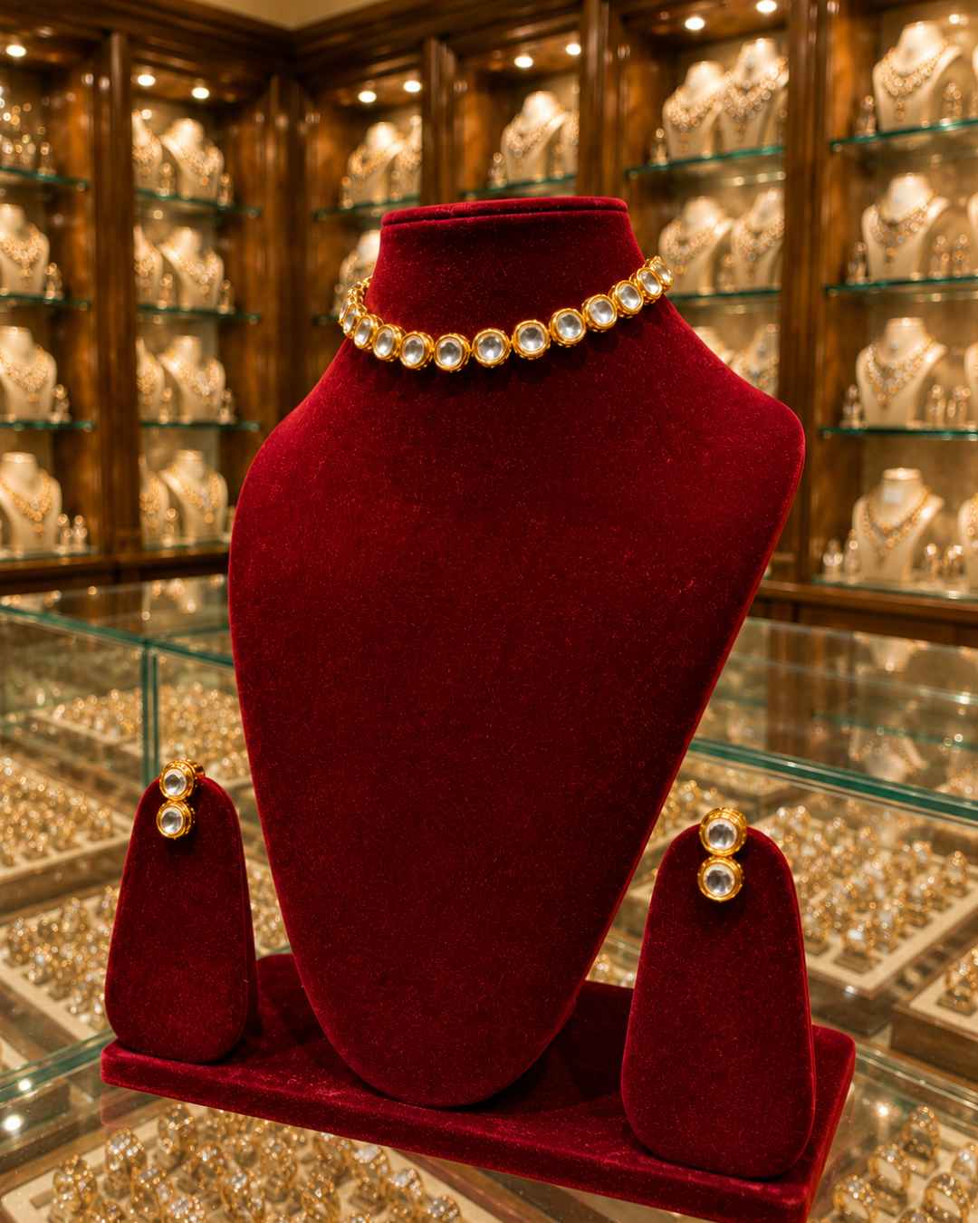Rajwada Kundan Choker NS-4