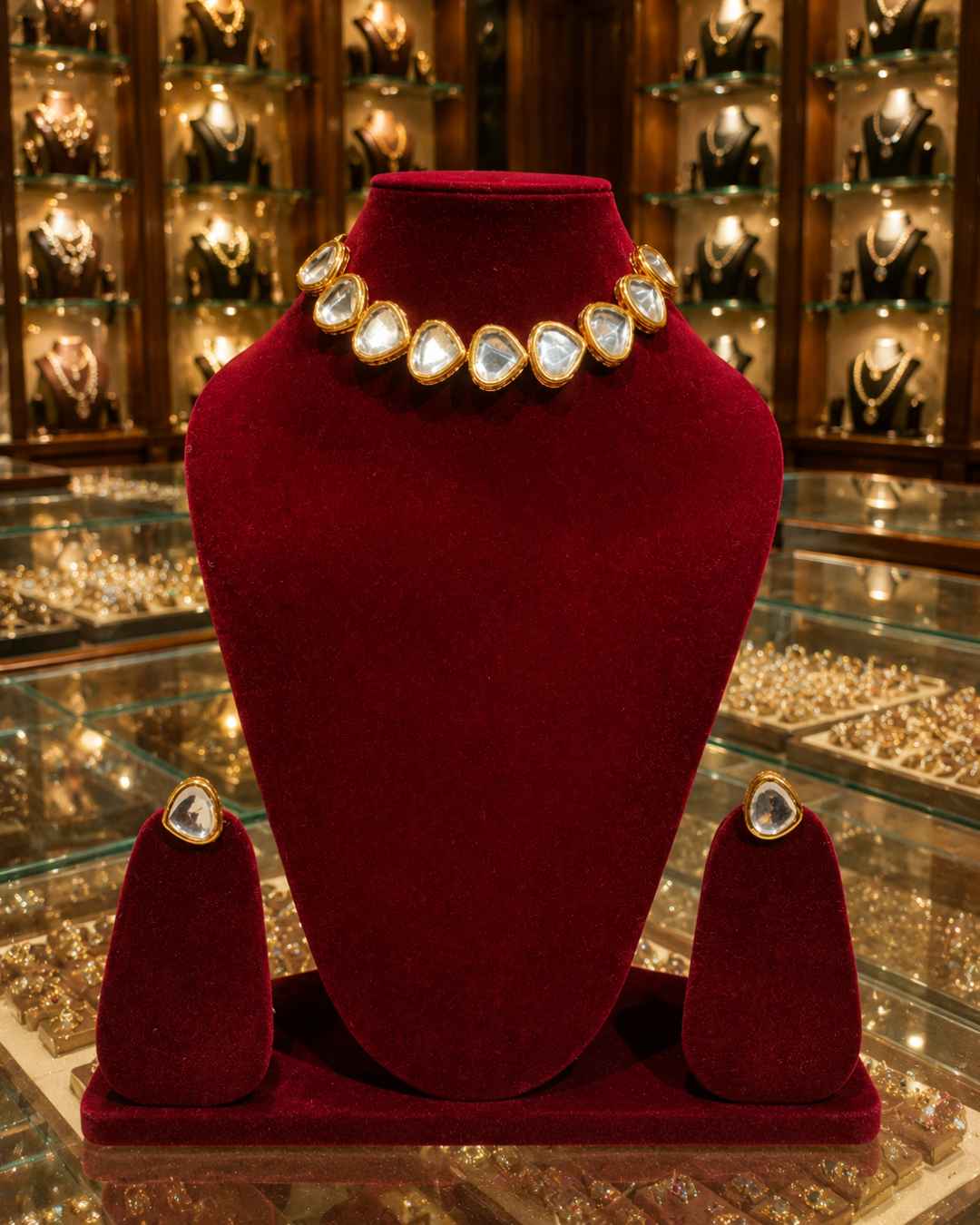 Rajwada Kundan Choker NS-5
