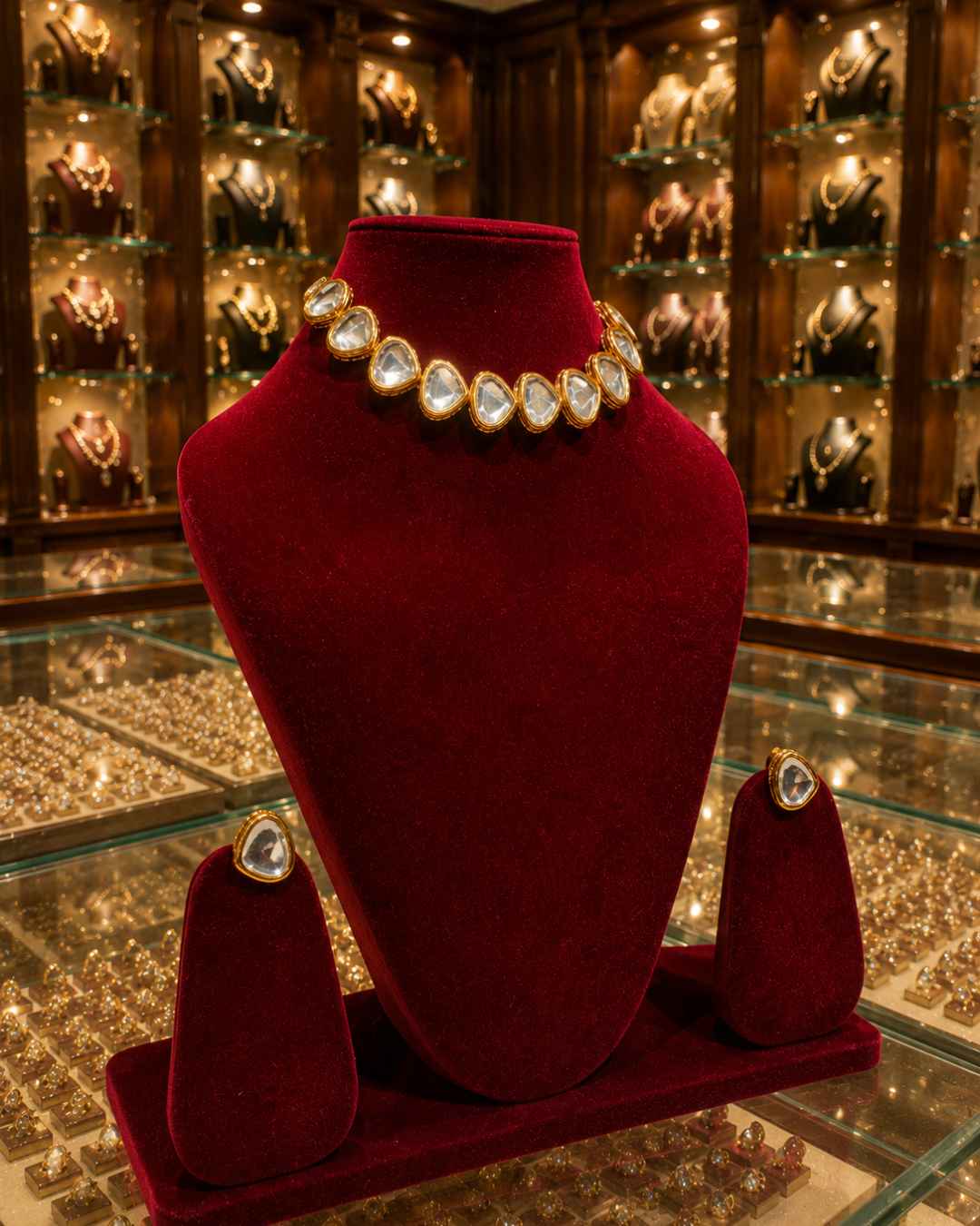 Rajwada Kundan Choker NS-5