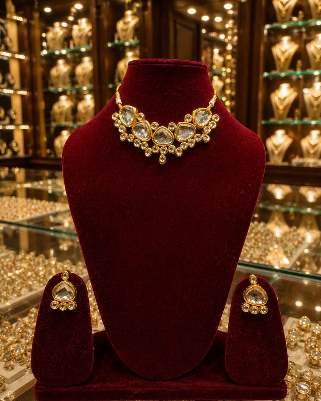 Rajwada Kundan Choker NS-6