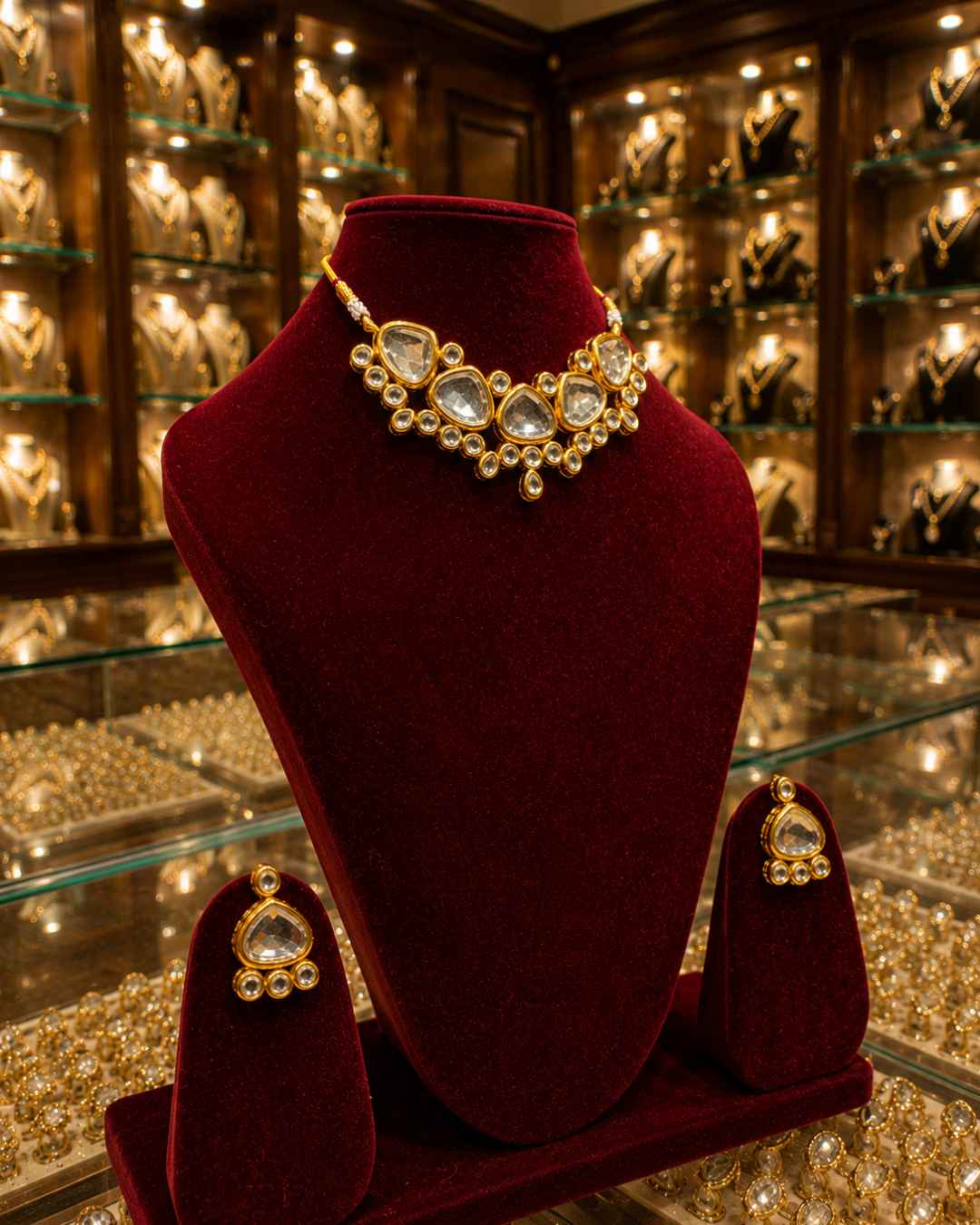 Rajwada Kundan Choker NS-6
