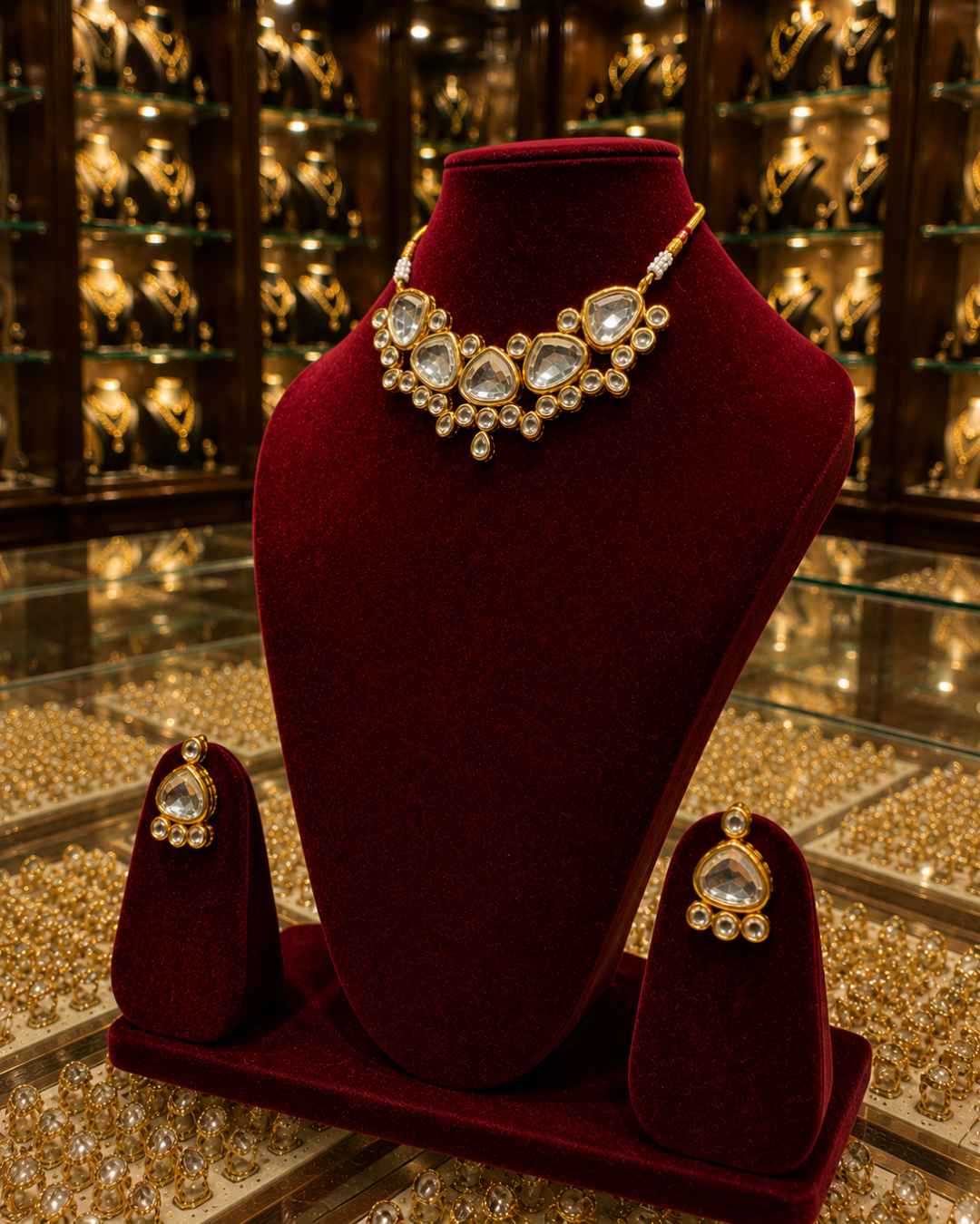 Rajwada Kundan Choker NS-6