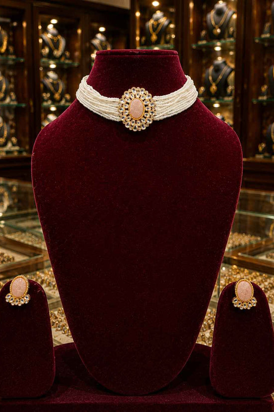 Rajwada Kundan Choker NS-9
