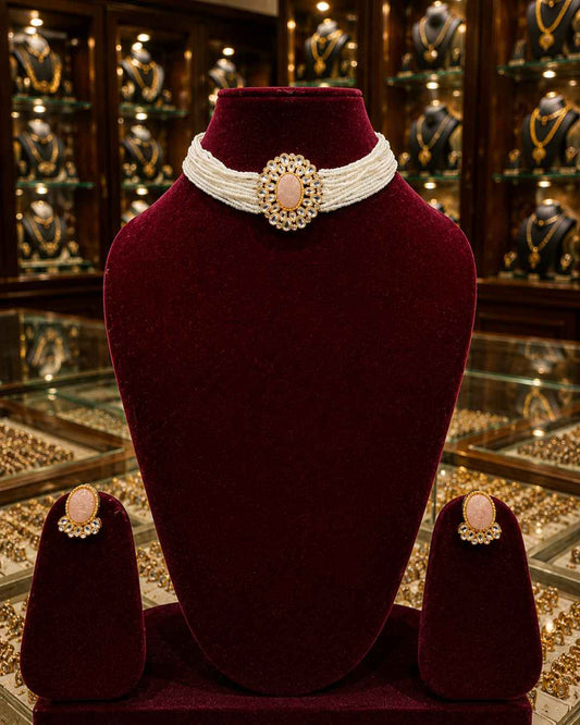 Rajwada Kundan Choker NS-9