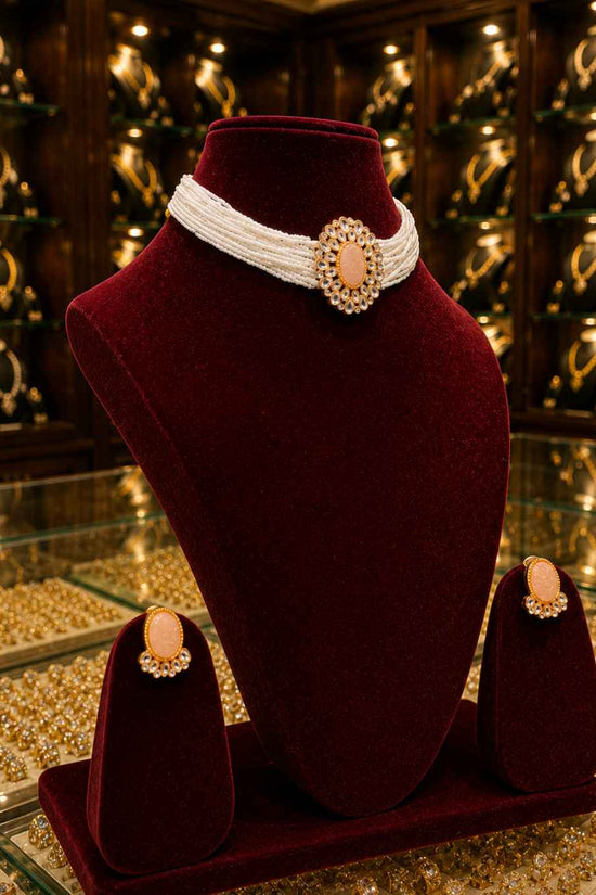 Rajwada Kundan Choker NS-9