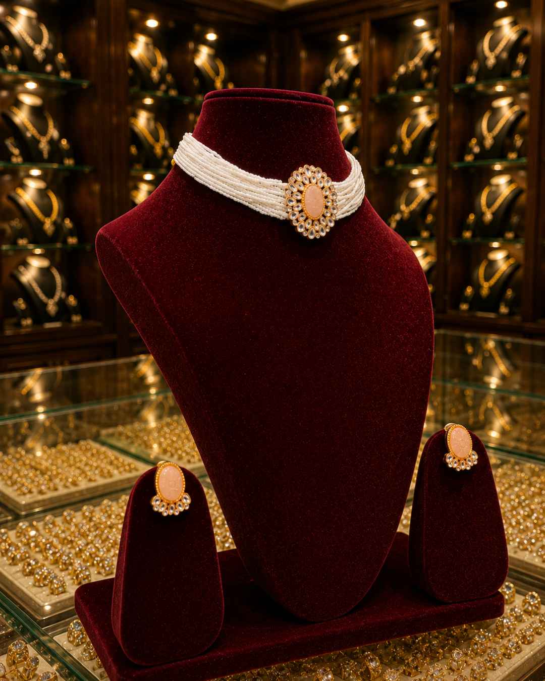 Rajwada Kundan Choker NS-9