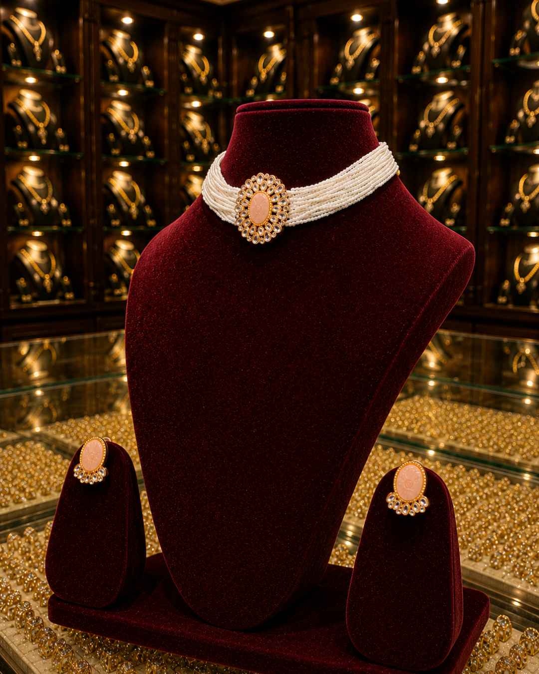 Rajwada Kundan Choker NS-9