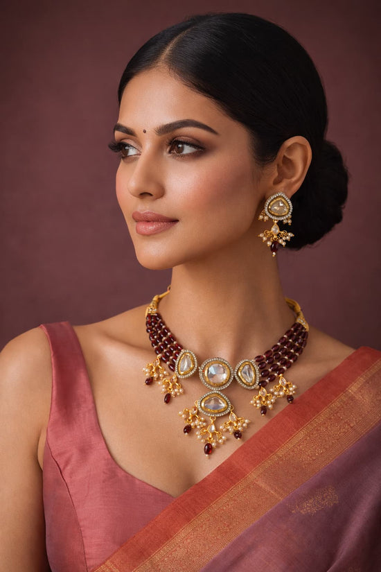 Rajwada Polki Choker NS-1