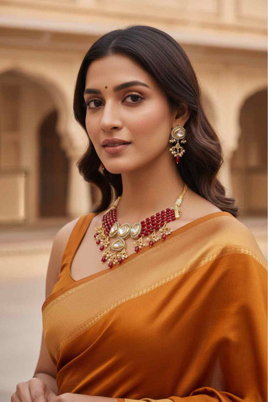 Rajwada Polki Choker NS-2