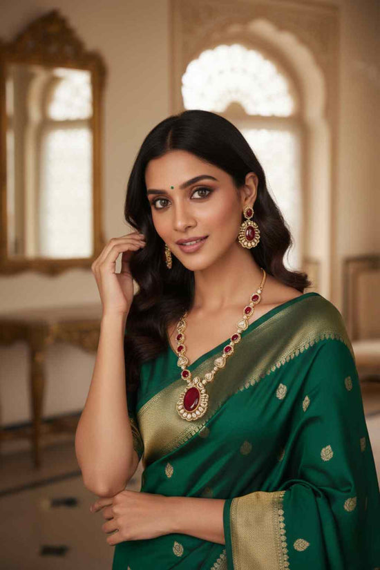 Rajwada Short Necklace Set-1